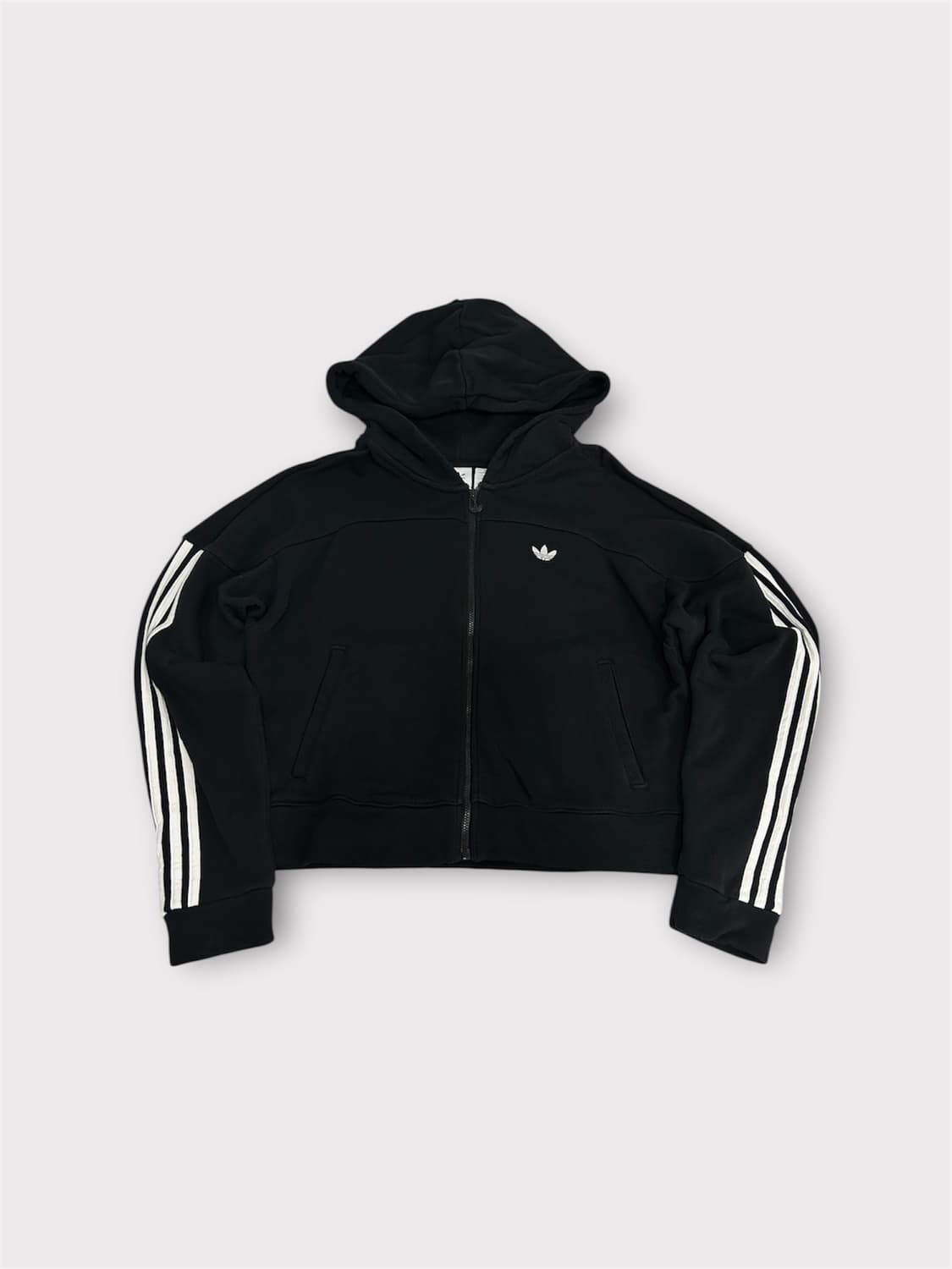 아디다스 세미크롭 후드 집업 여성 XL 상품이미지1