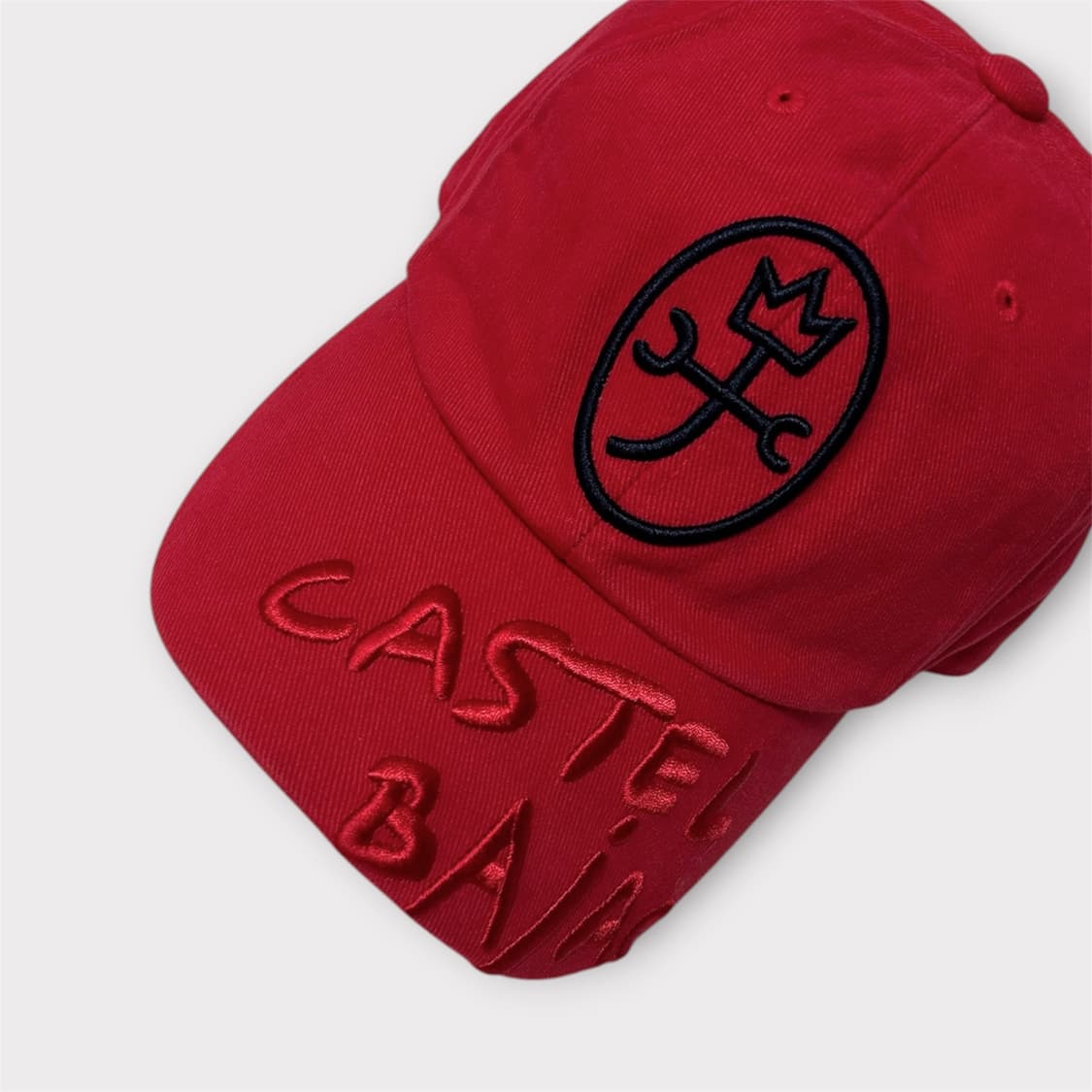 까스텔바작 자수포인트 레드 골프 모자 (1764) 상품이미지8