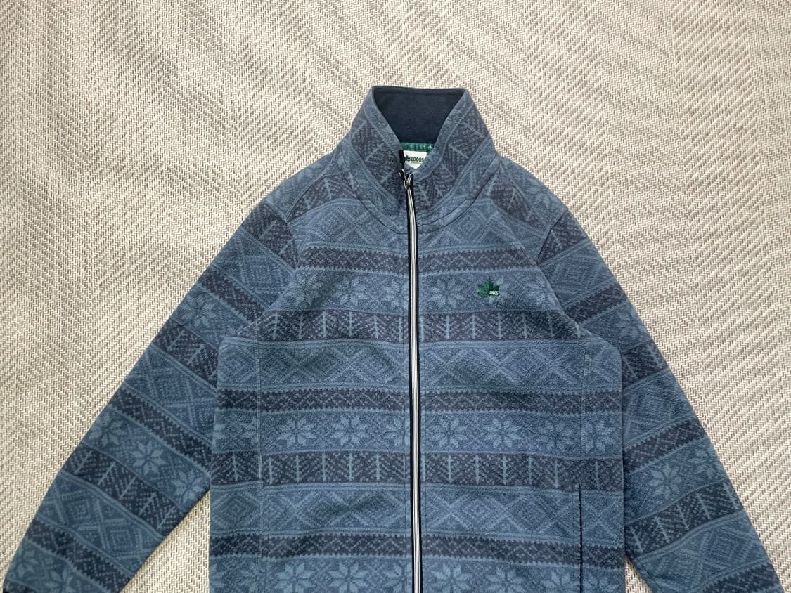 Logos 빈티지 노르딕패턴 플리스 집업 J04156 상품이미지3