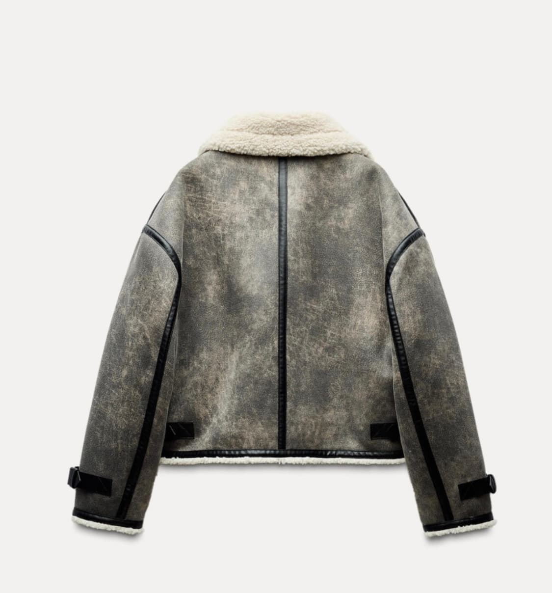 자라 탭 디테일 더블 페이스드 점퍼  상품이미지4