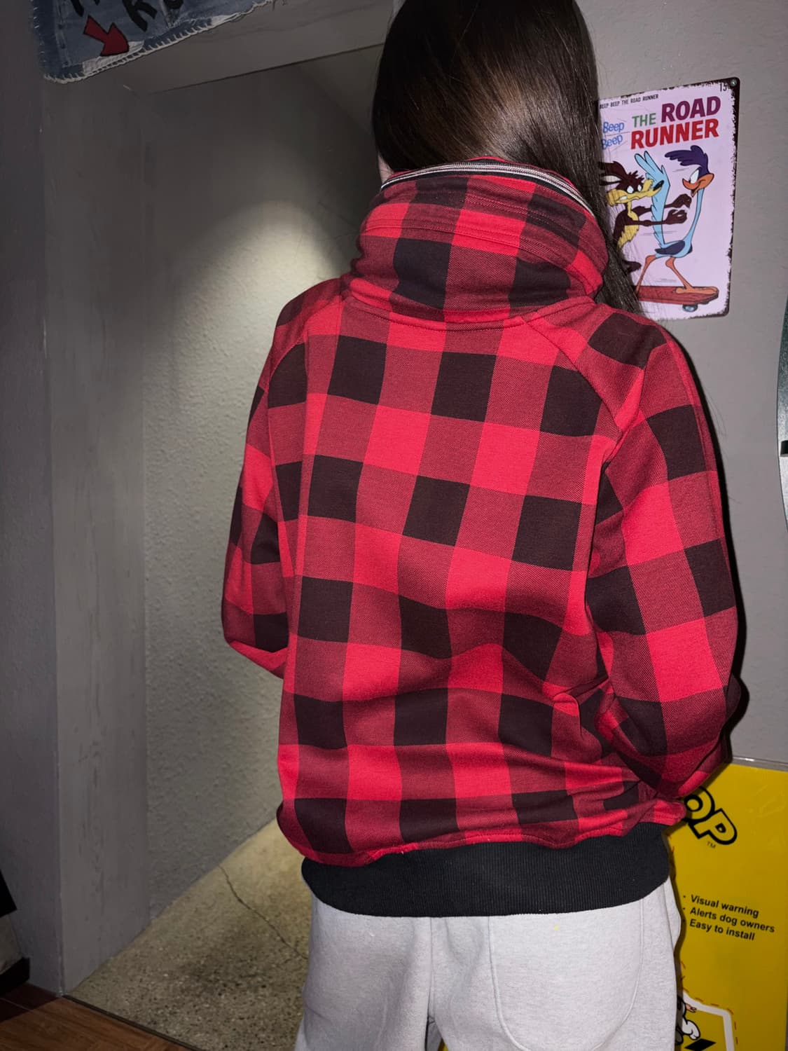 Doublefocus 체크 집업 상품이미지3