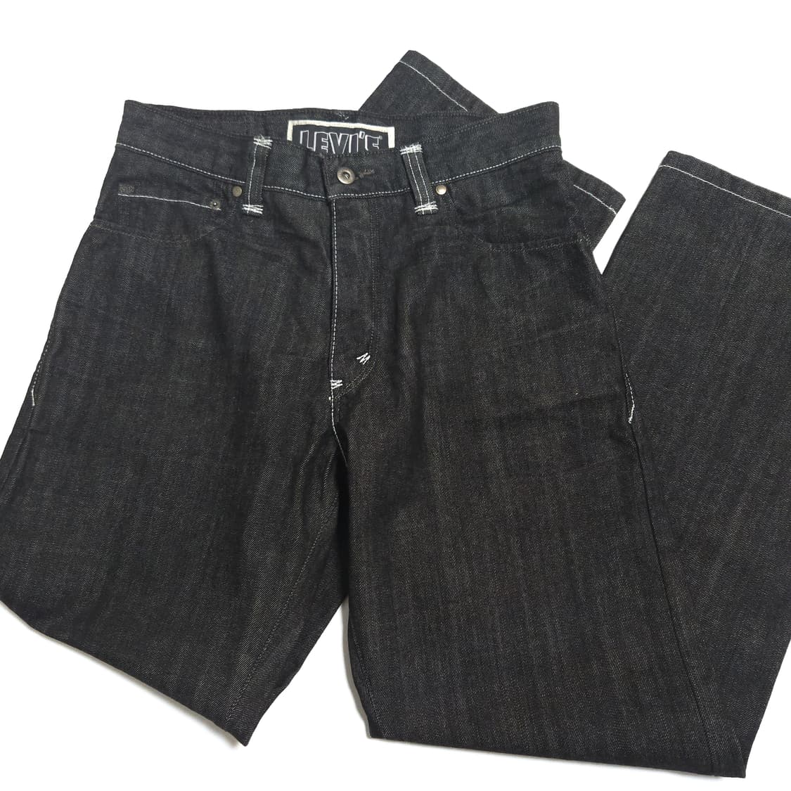 리바이스 00s 569 루즈 스트레이트 블랙 데님 팬츠 상품이미지4