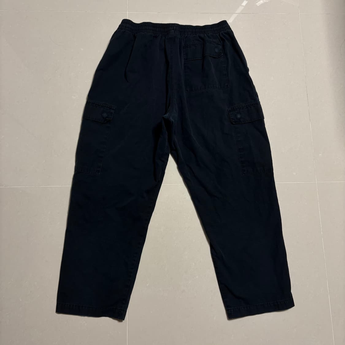 정품 나이키 립스탑 블랙 카고팬츠 밴딩 바지 상품이미지6