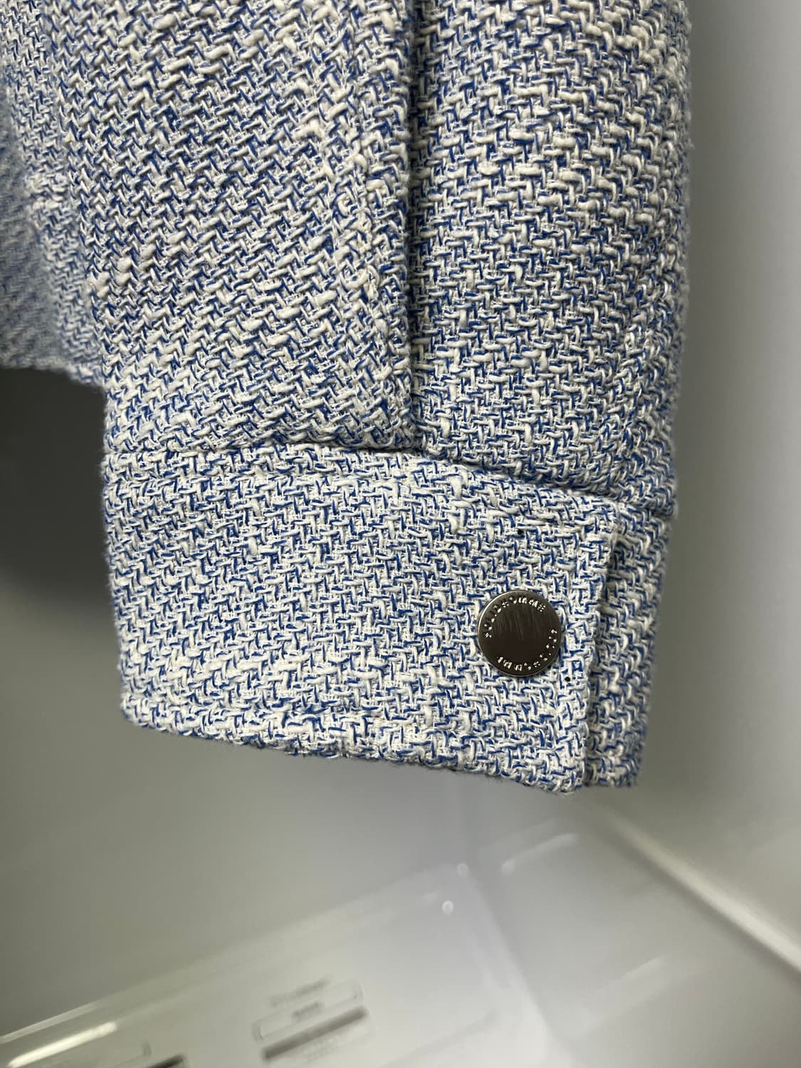 솔리드옴므 24ss 블루 트위드 자켓 상품이미지4