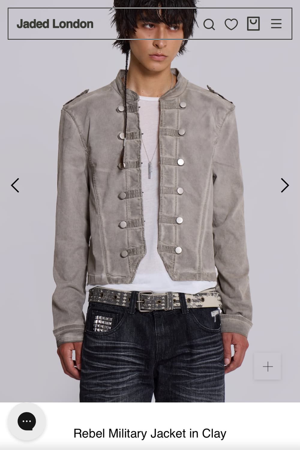 Rebel Military Jacket in Clay 레벨 자켓 상품이미지1
