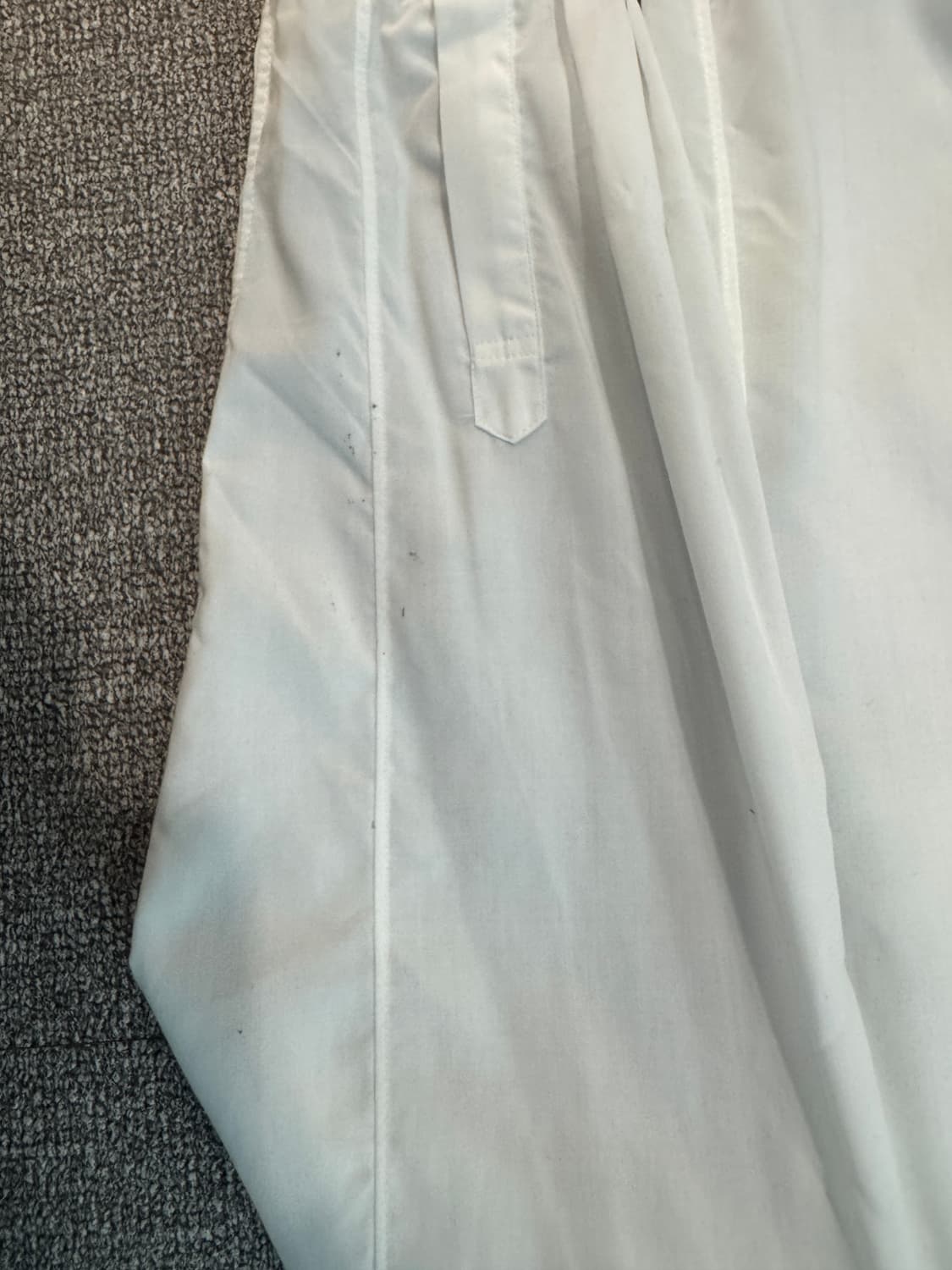 23FW 꼼데가르송 옴므 플러스 레이어드 롱 퍼 셔츠 M 상품이미지4