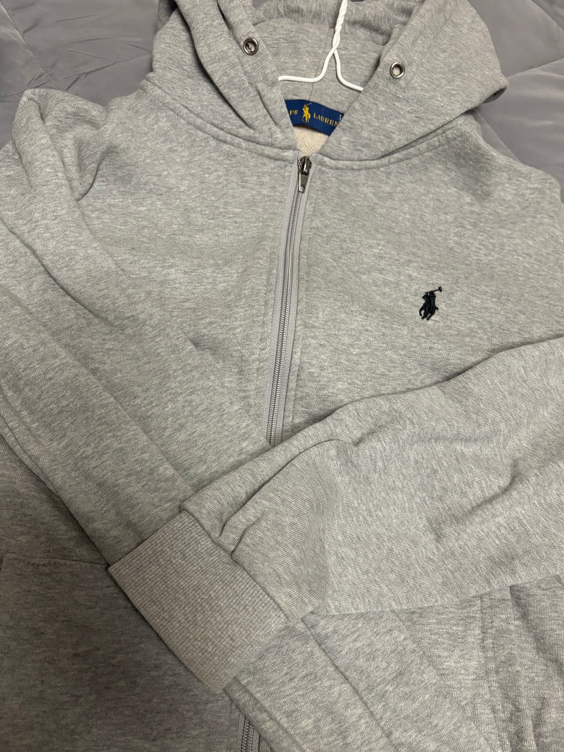 폴로 후드집업 그레이 상품이미지1