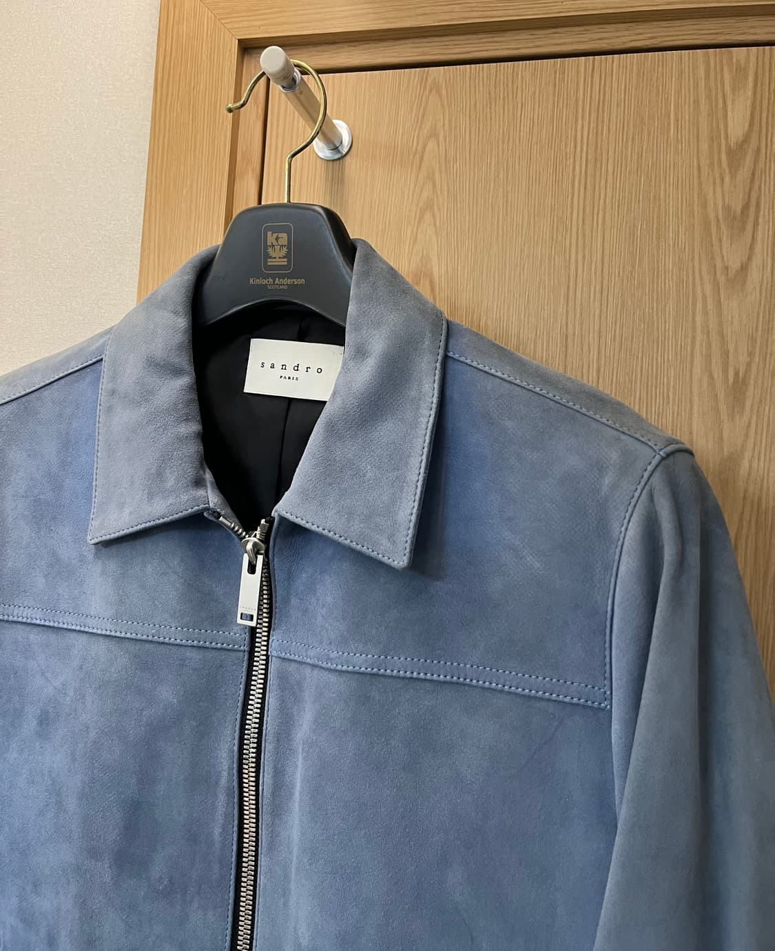 산드로옴므 스웨이드 가죽자켓 상품이미지1