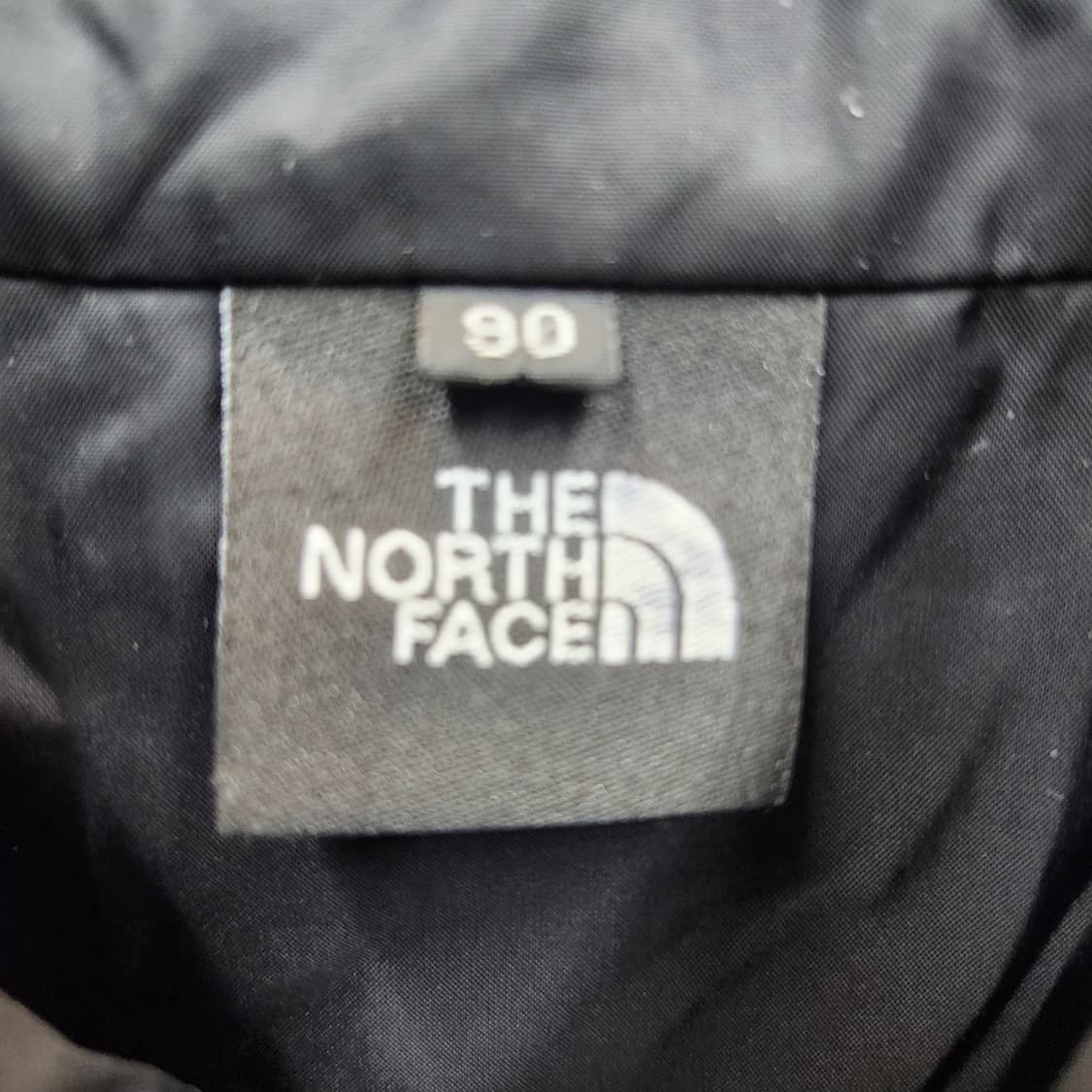 노스페이스 로고 경량 패딩 스트링 점퍼 L 상품이미지5