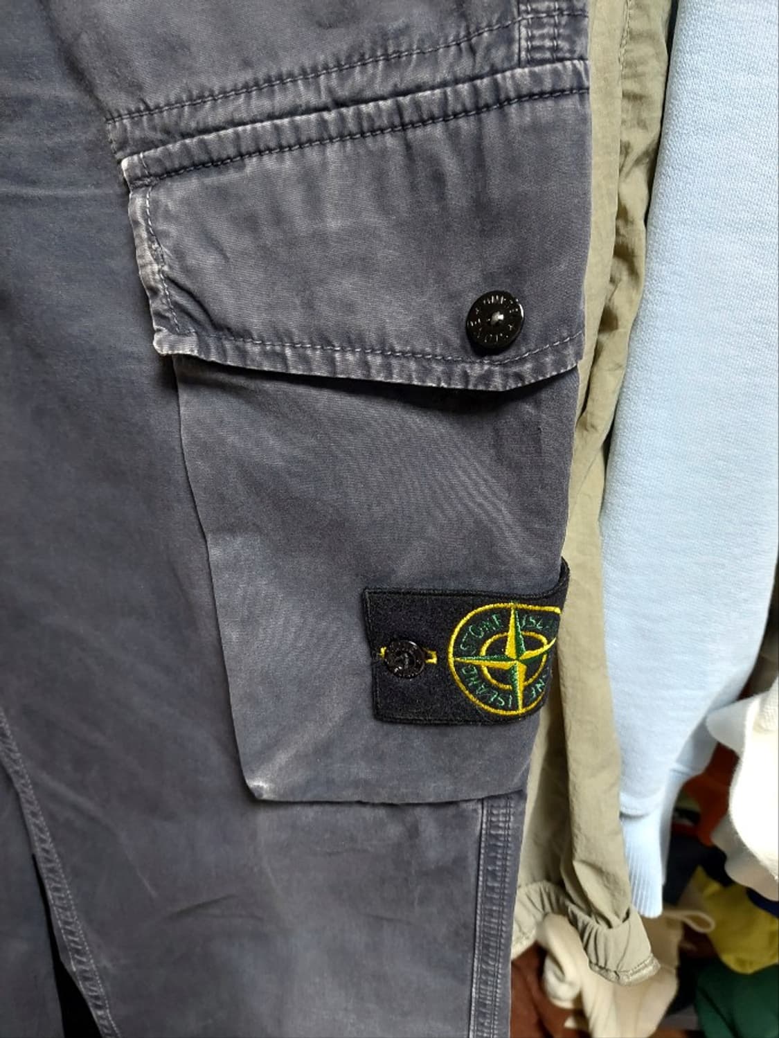 스톤아일랜드 카고 바지 블랙 w30 백화점판 상품이미지2