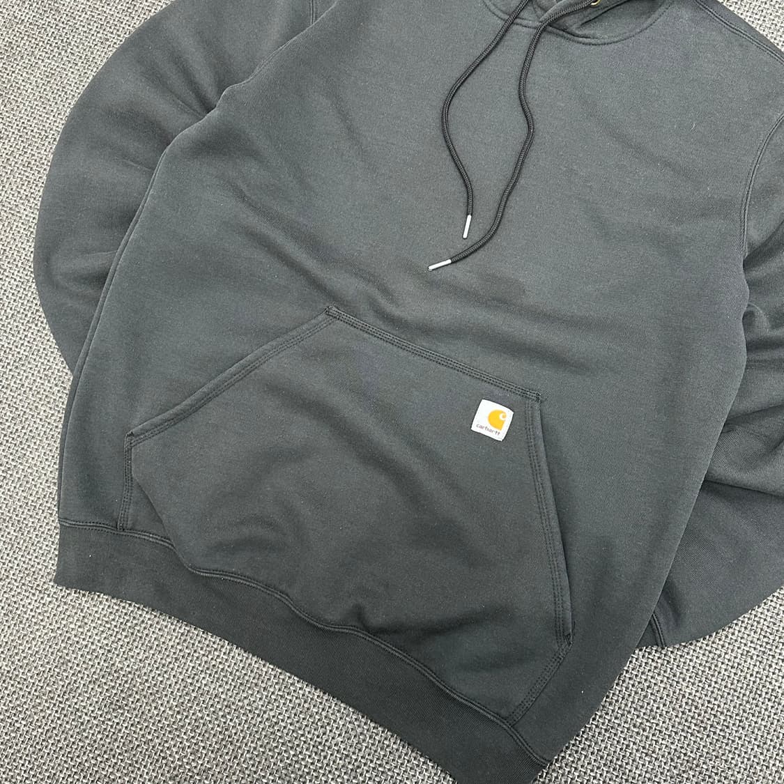 칼하트 오리지널핏 빈티지 블랙 후드티 M 상품이미지5