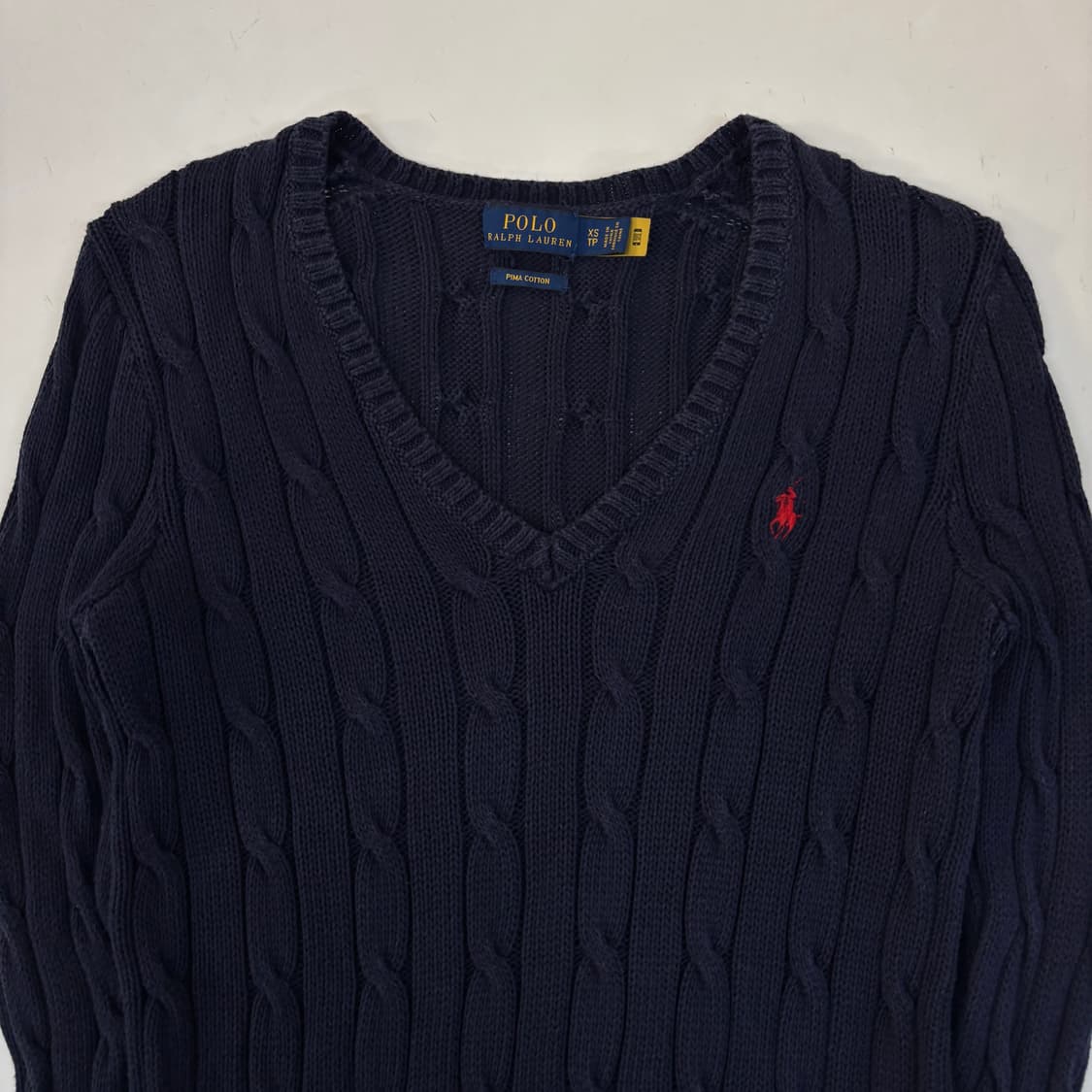 폴로 브이넥 니트  상품이미지5