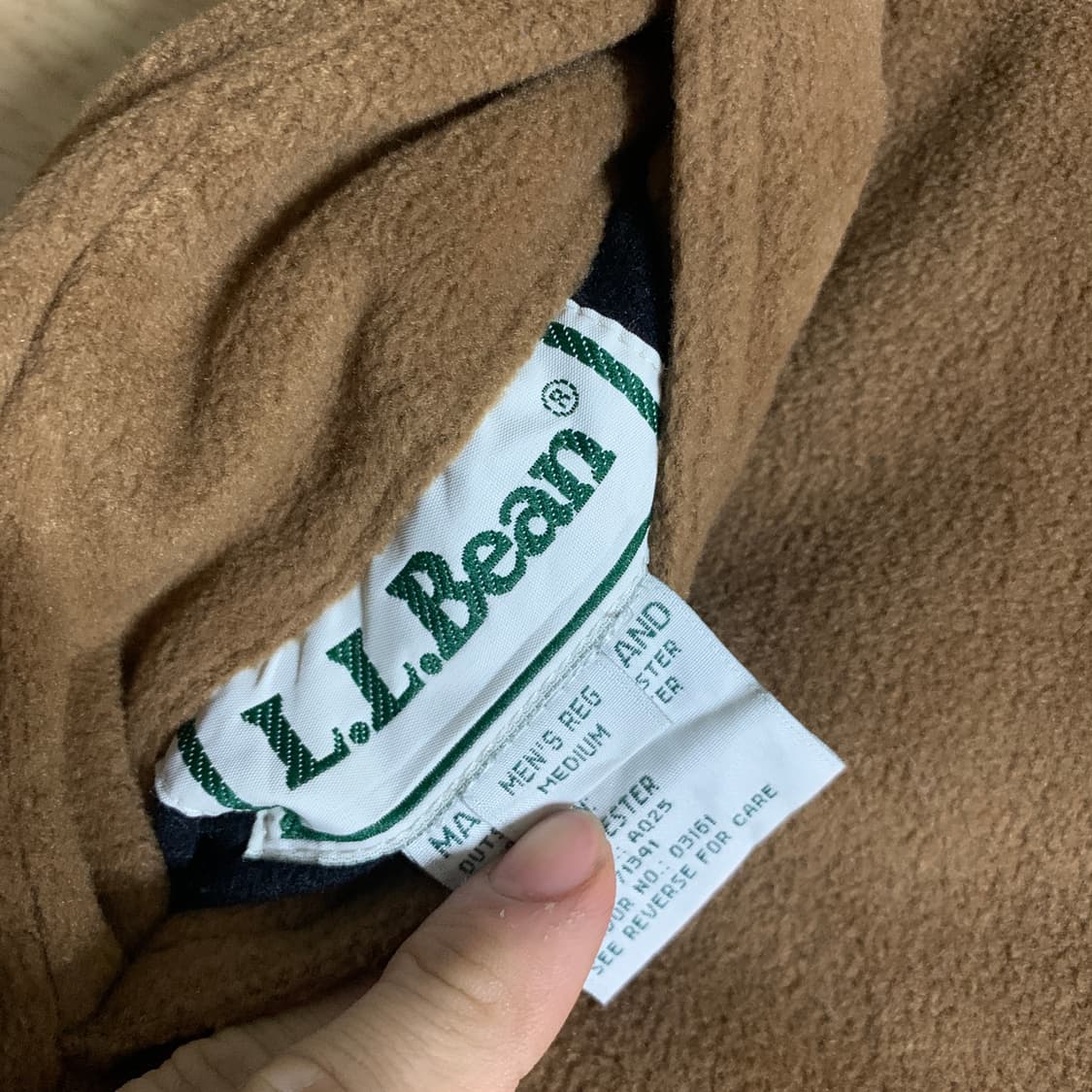 100)L.L.bean 엘엘빈 양면 퀼팅 후리스 자켓 상품이미지5