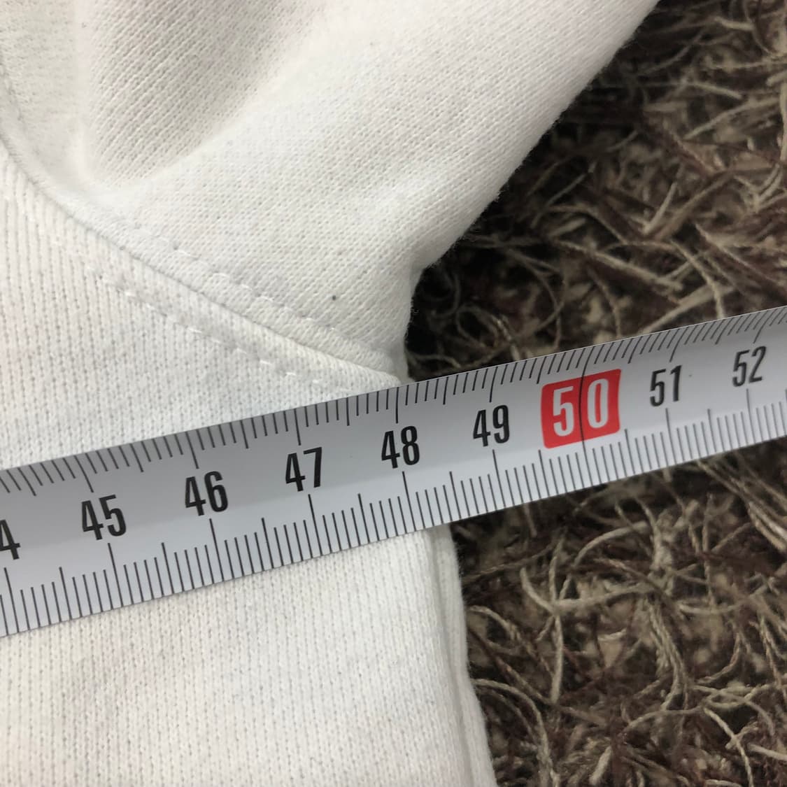 S 반스 로고 화이트 후드티 상품이미지8