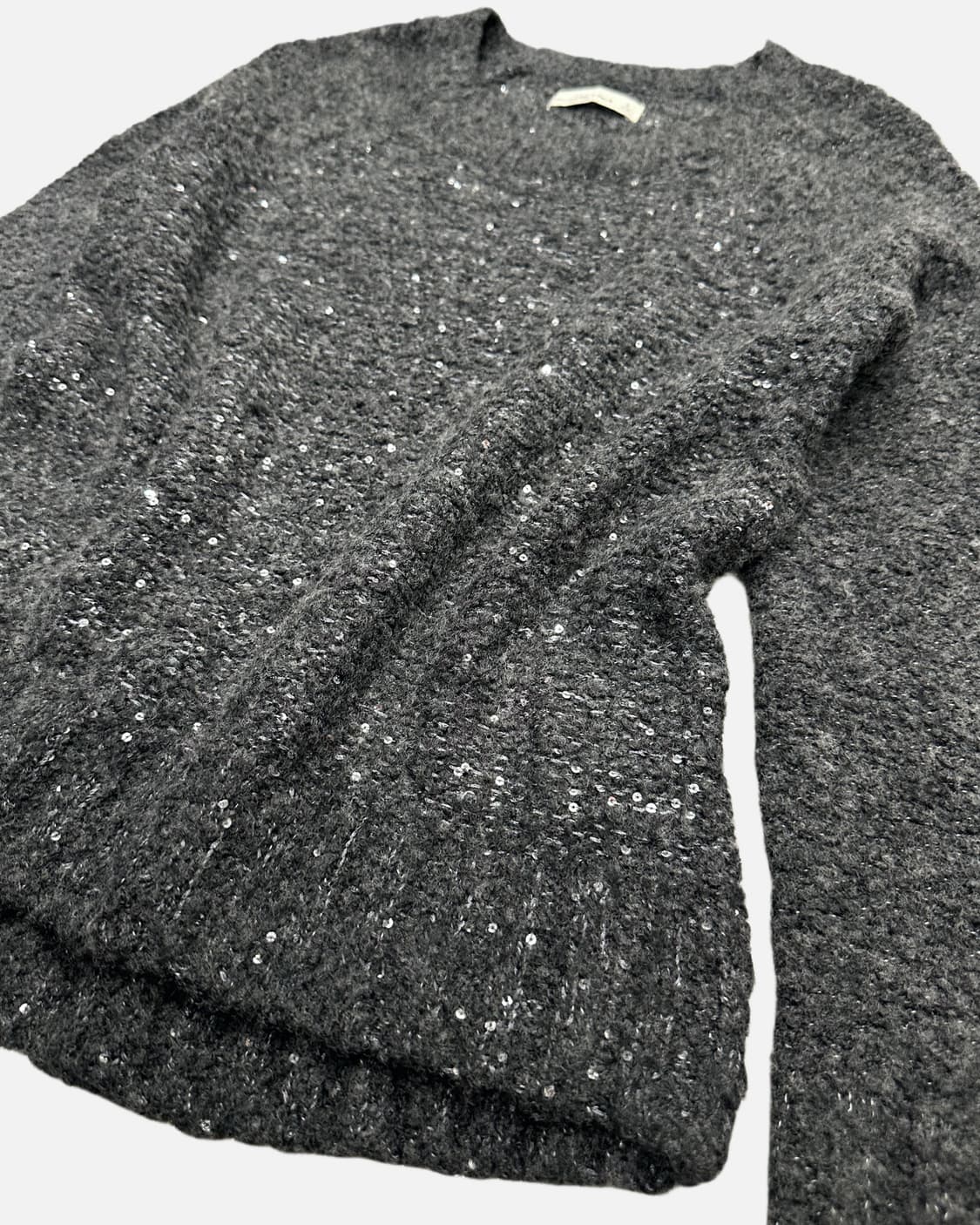 charcoal texture spangle knit 상품이미지4