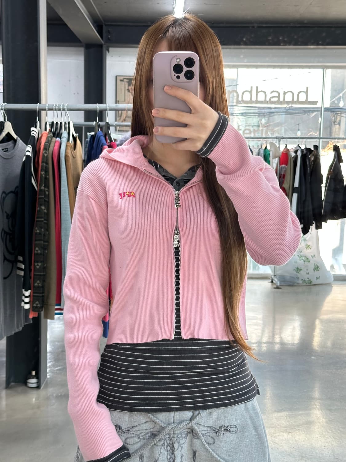 베이프 Apee 하트백로고 스타자수 투웨이니트집업 상품이미지5