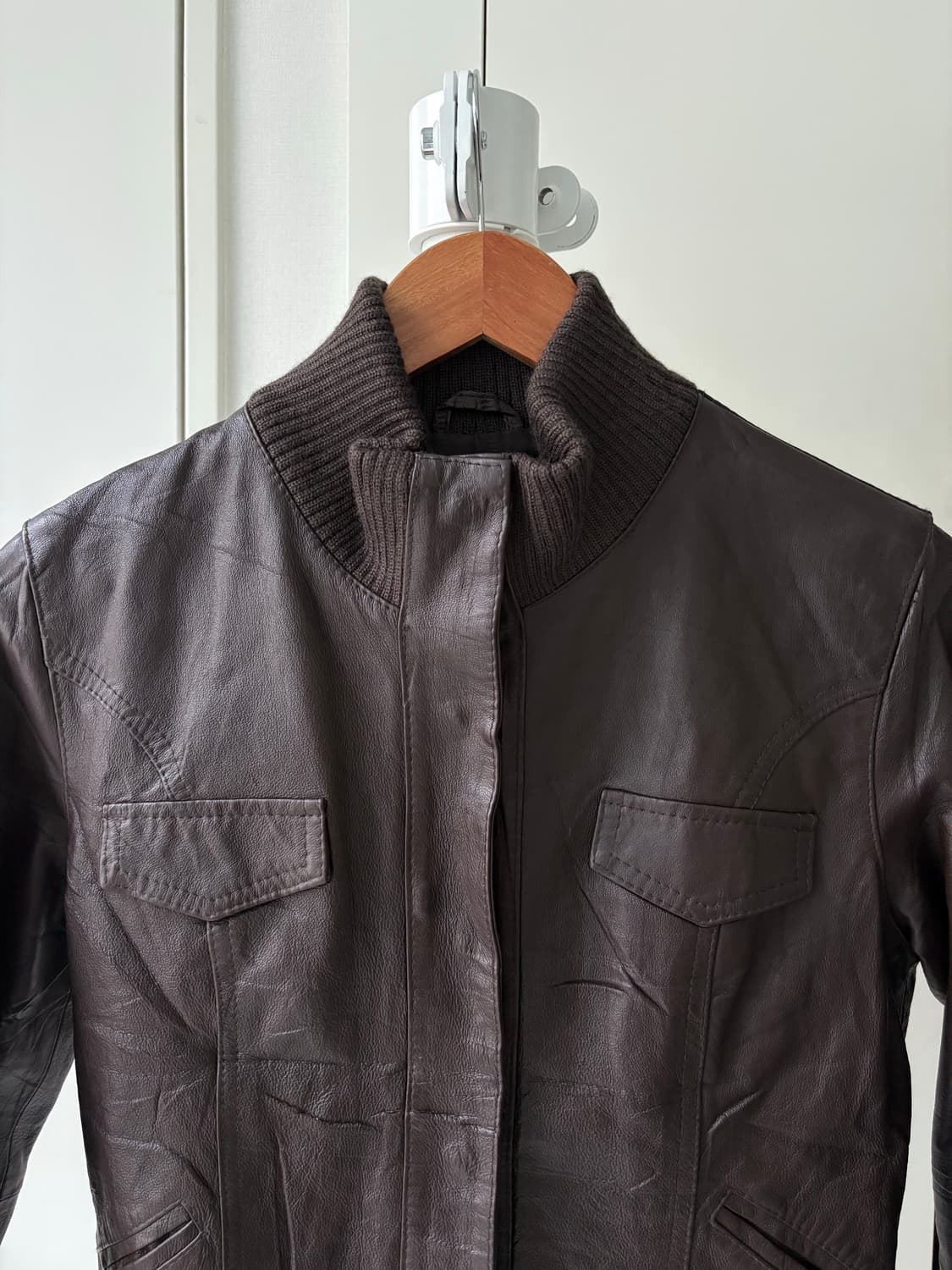 Vintage Mood Leather Jacket 상품이미지9