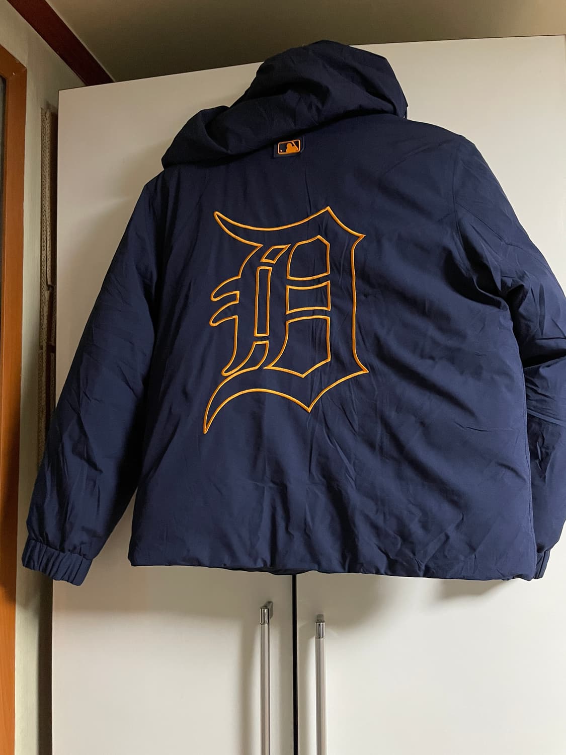 MLB 메가로고 덕다운 숏패딩 XS 남녀공용 상품이미지2