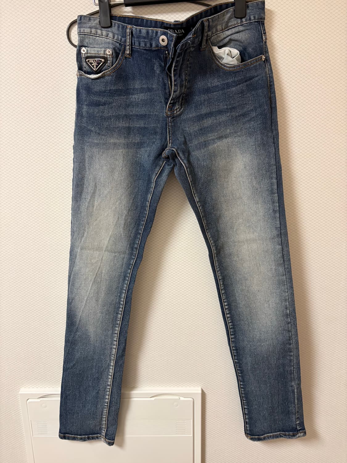 프라다 데미지 데님 상품이미지1