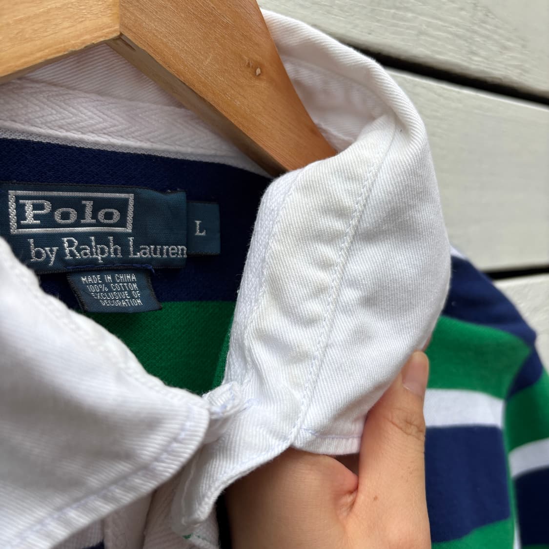Polo 폴로 스트라이프 반팔 카라티 럭비티 상품이미지5