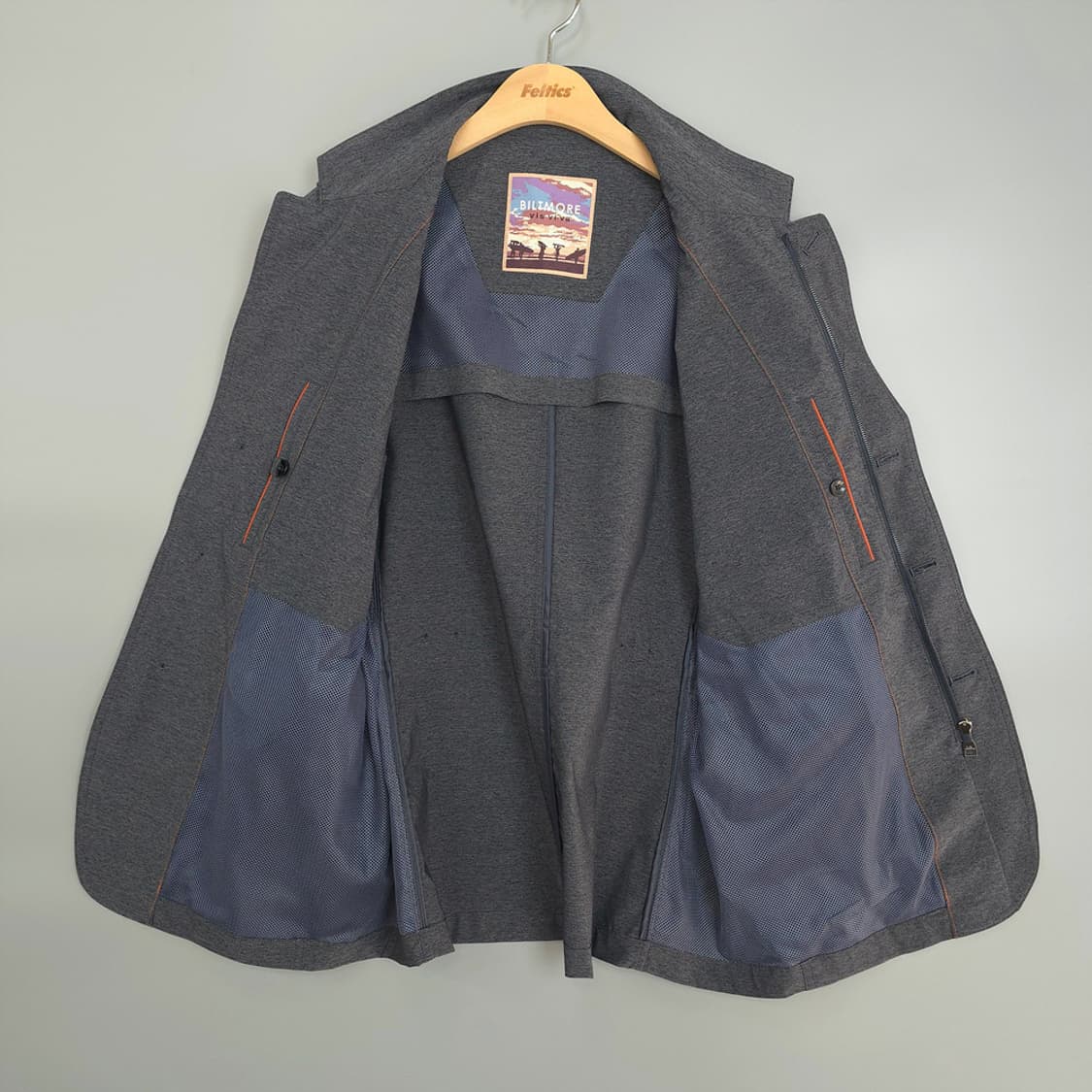 빌트모아 BILT MORE 하이넥 카라 바람막이 자켓 105 상품이미지5