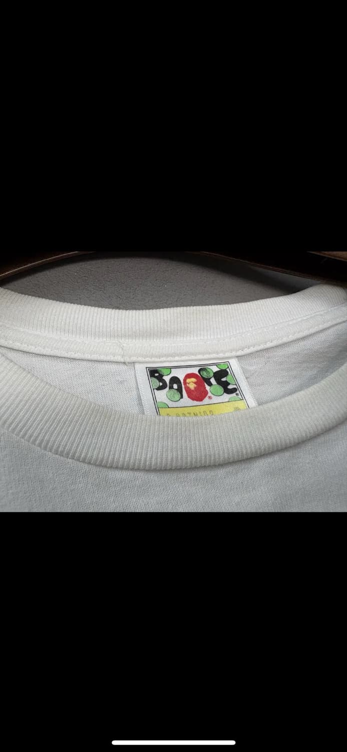 베이프 카모 빅사루 화이트반팔 H1908 상품이미지9