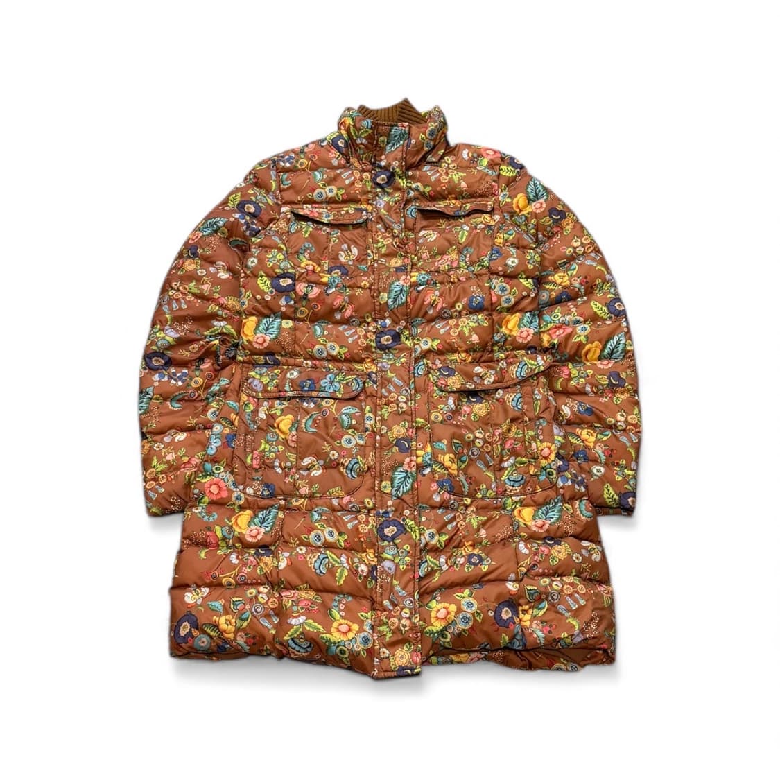 오일릴리 멀티 플라워 패턴 패딩 점퍼  상품이미지1