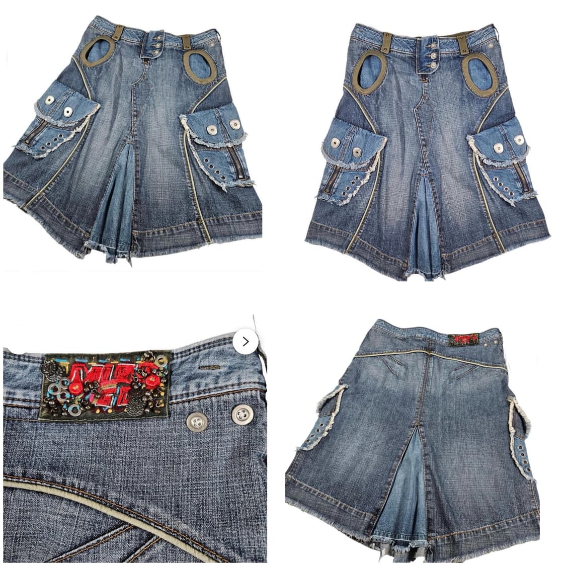 Miss sixty RARE archive denim midi skirt 상품이미지8