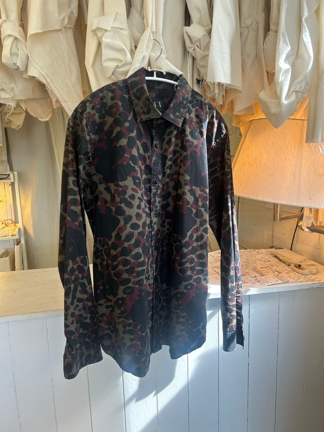 ARMANI EXCHANGE 카모셔츠 상품이미지1