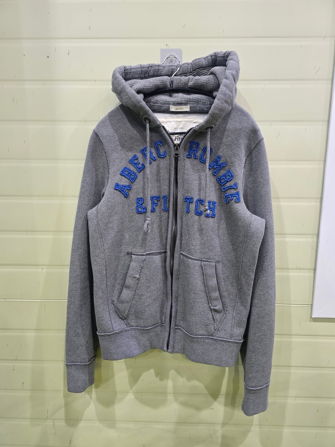 Y2K 아베크롬비 그레이 후드집업 상품이미지1