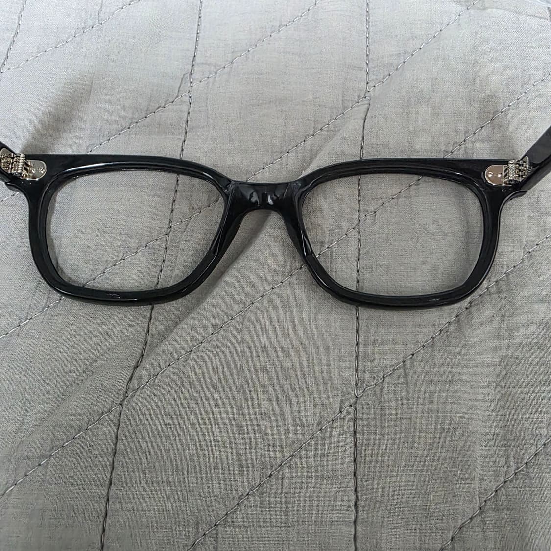 [50-21] 빈티지 크리스 옵티컬 얀크 YANK 블랙 안경테 1 상품이미지7