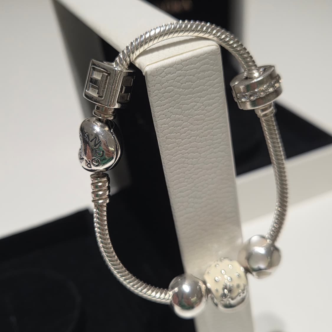 PANDORA 판도라 정품 스네이크 하트클라솝 세트판매 체인팔찌 실버팔찌 상품이미지3