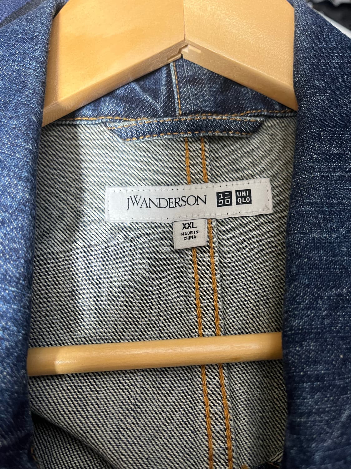 JW앤더슨*유니클로 청자켓 판매 상품이미지5
