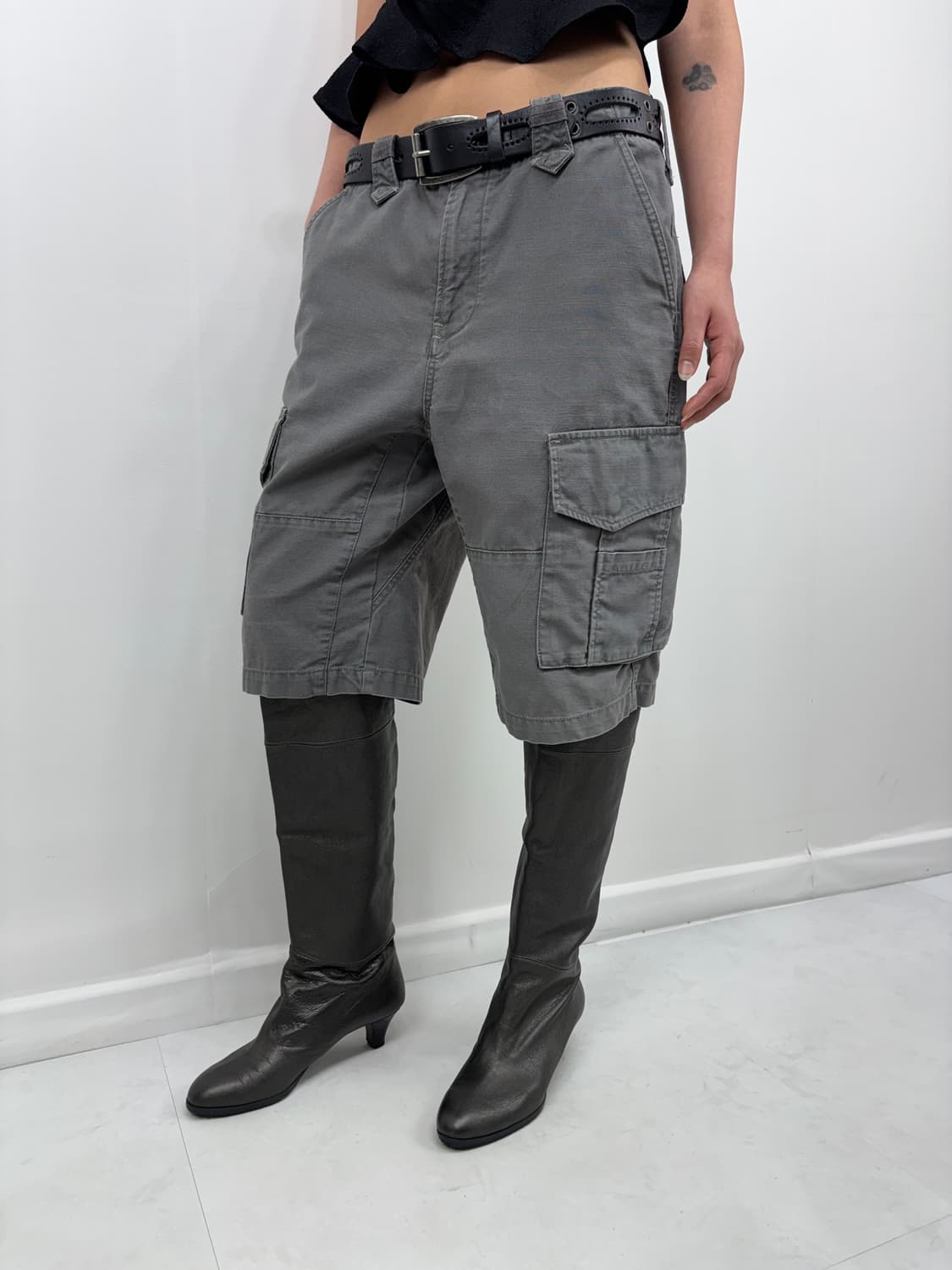LEVIS CARGO SHORTS KHAKI GRAY 상품이미지2