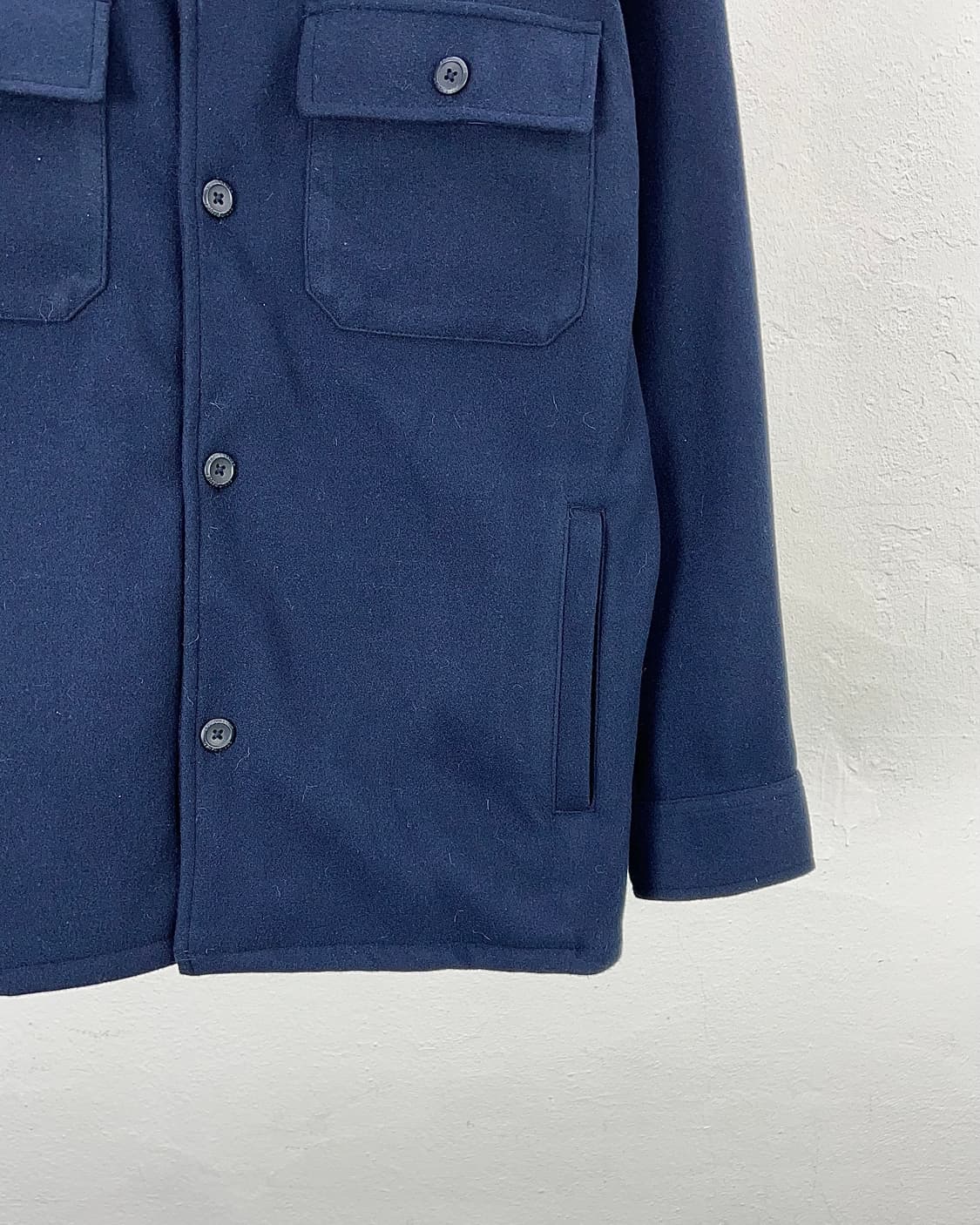 에디바우어 네이비 블루 소프트 포퍼 셔츠 상품이미지5