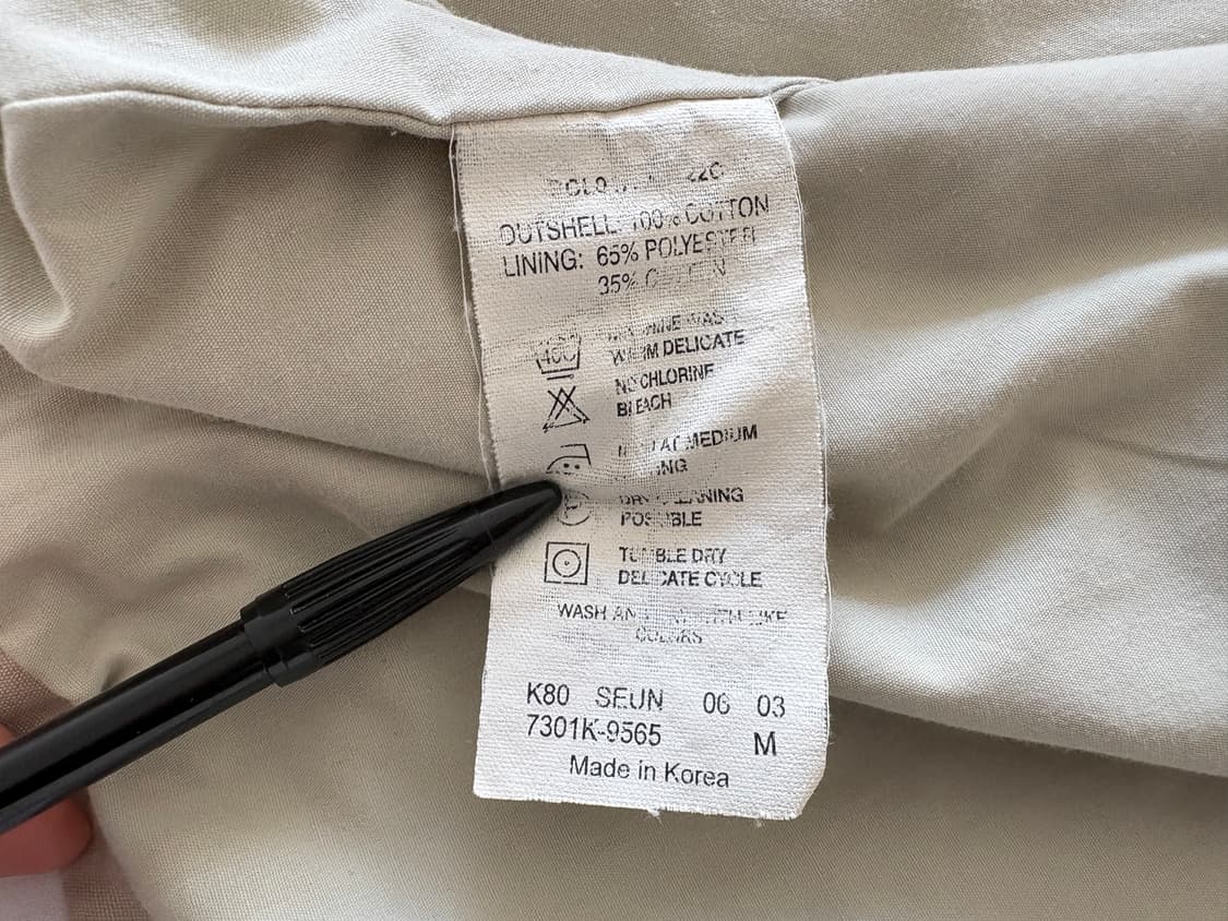 리바이스 진 베이지 워크 자켓 M 상품이미지5