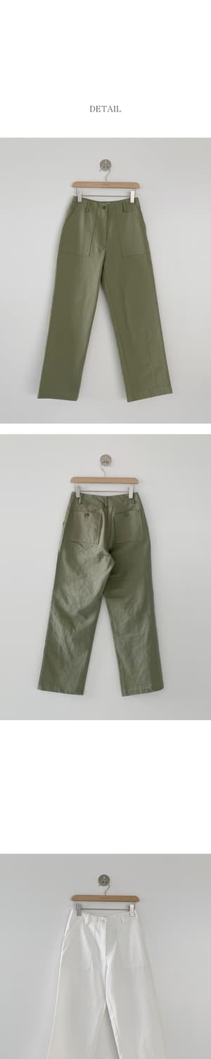 베리유 포켓 팬츠(화이트, M) 새상품 상품이미지3