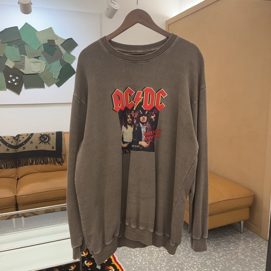 에이씨디씨 아카이브 메탈 락시크 프린팅 오버핏 맨투맨 XL C06517 상품이미지3