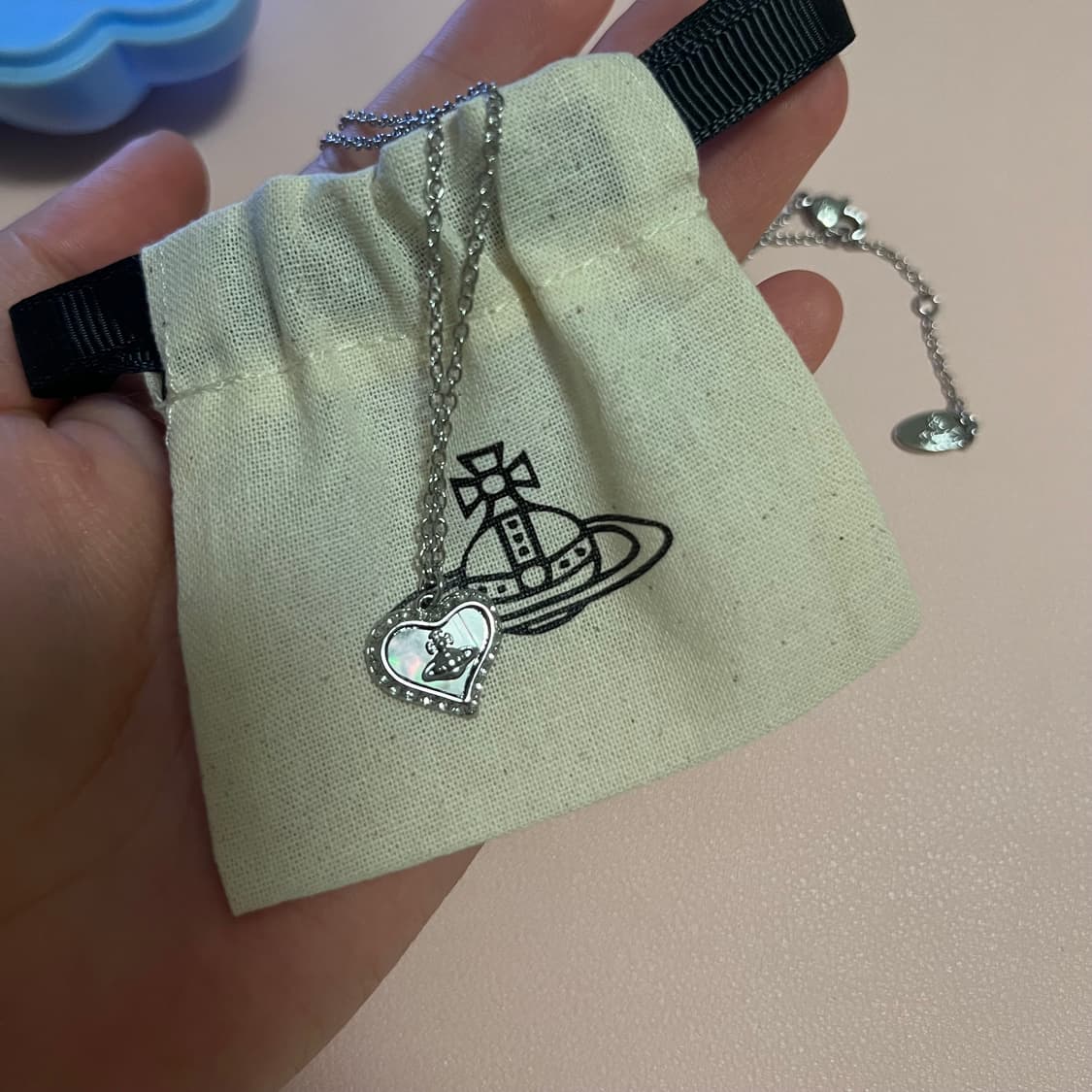 비비안웨스트우드 페트라 목걸이 실버 상품이미지2