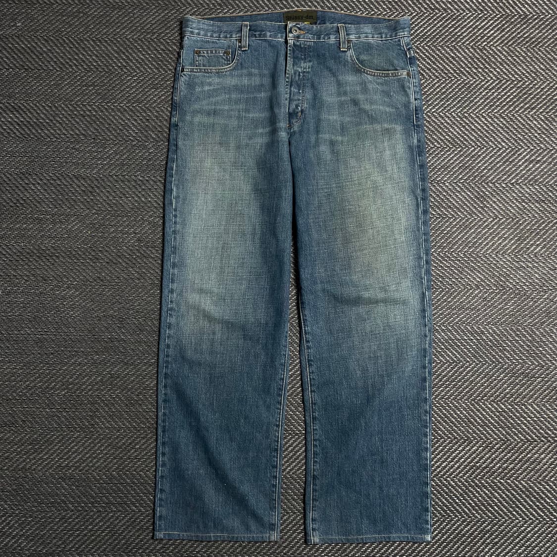 90s Stussy 올드 스투시 아카이브 워싱 데님 팬츠y 5731 상품이미지2