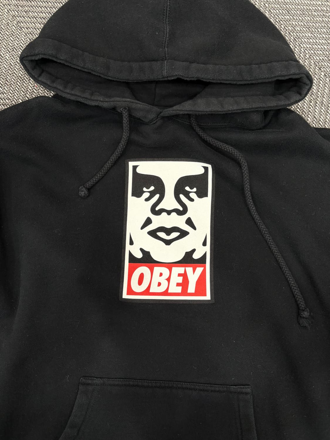 obey 오베이 후드티 블랙m 상품이미지2