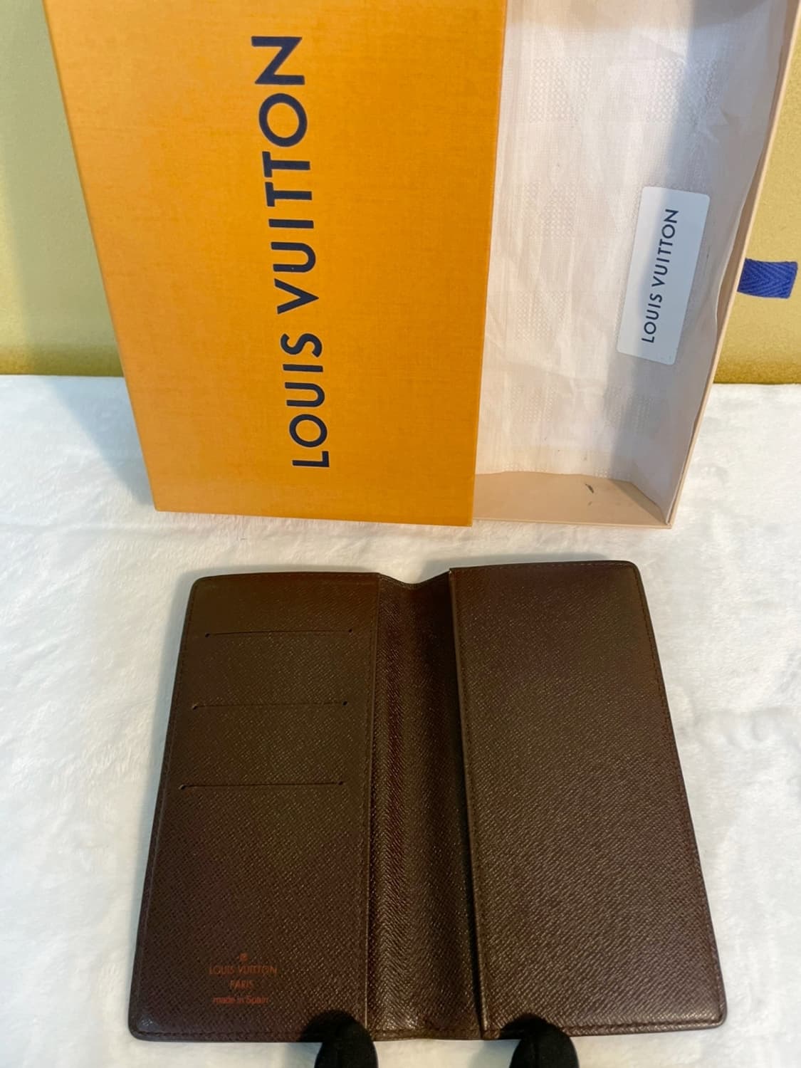 루이비통 포켓 아젠다 다미에 에벤 장지갑 상품이미지4