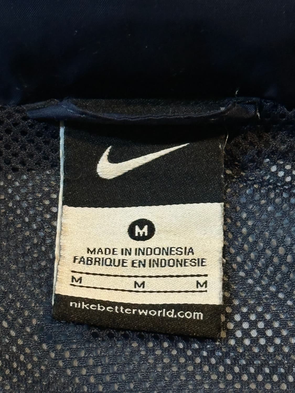 희귀) 나이키 스우시 버밍엄 클래식 바람막이 자켓 네이비 상품이미지4