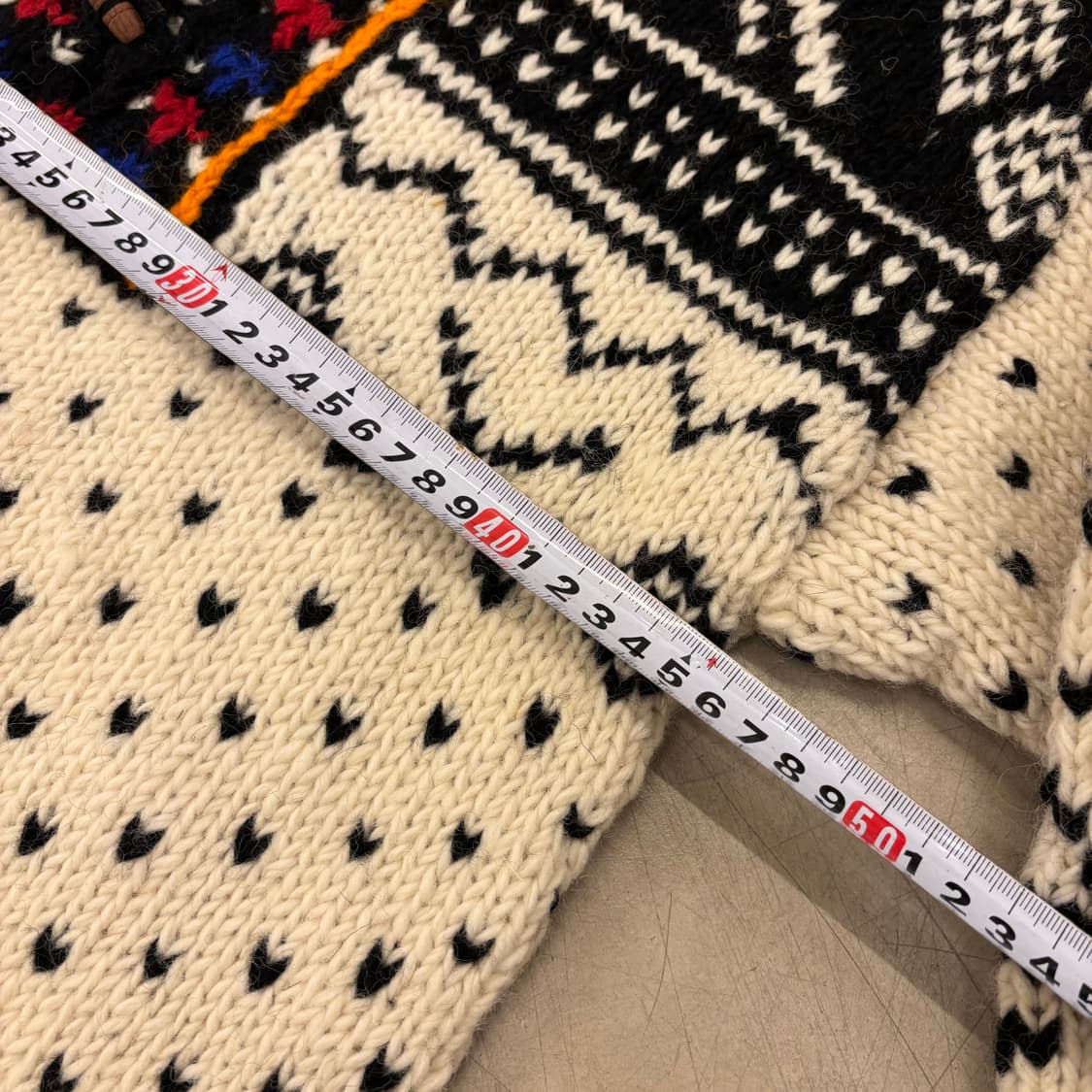 일본빈티지 패턴 니트 원피스 상품이미지5