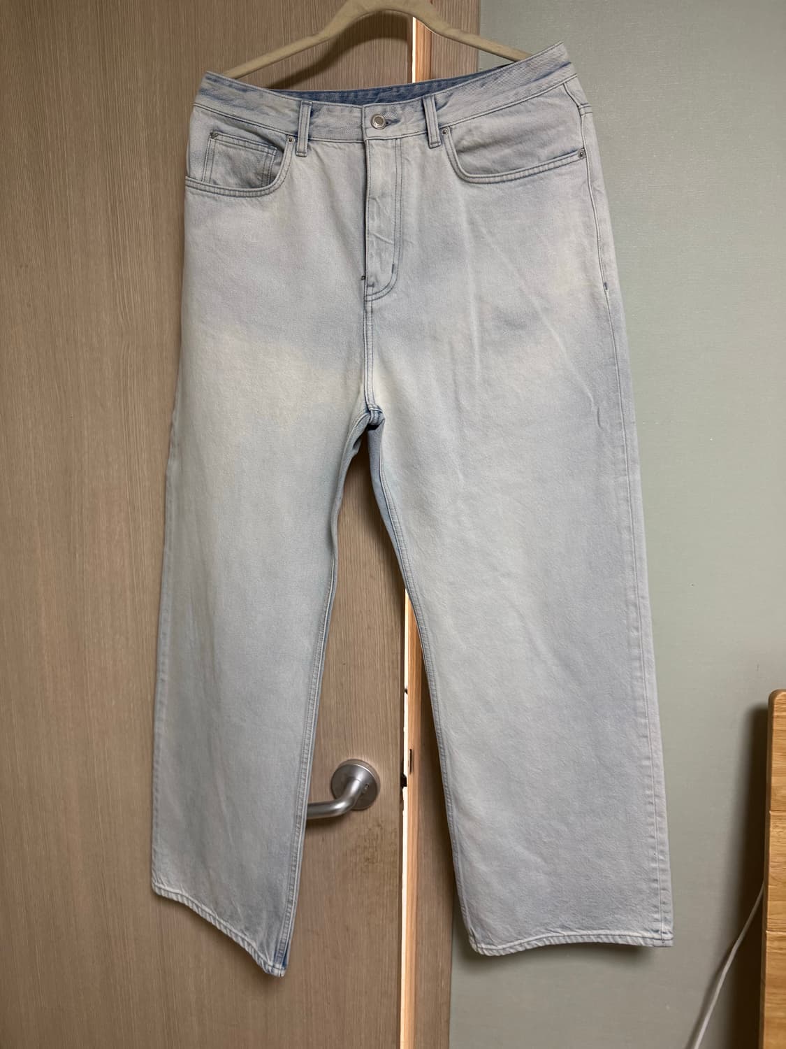 벨리에 트루와이드 데님 팬츠 32/32 블리치드 인디고 상품이미지2