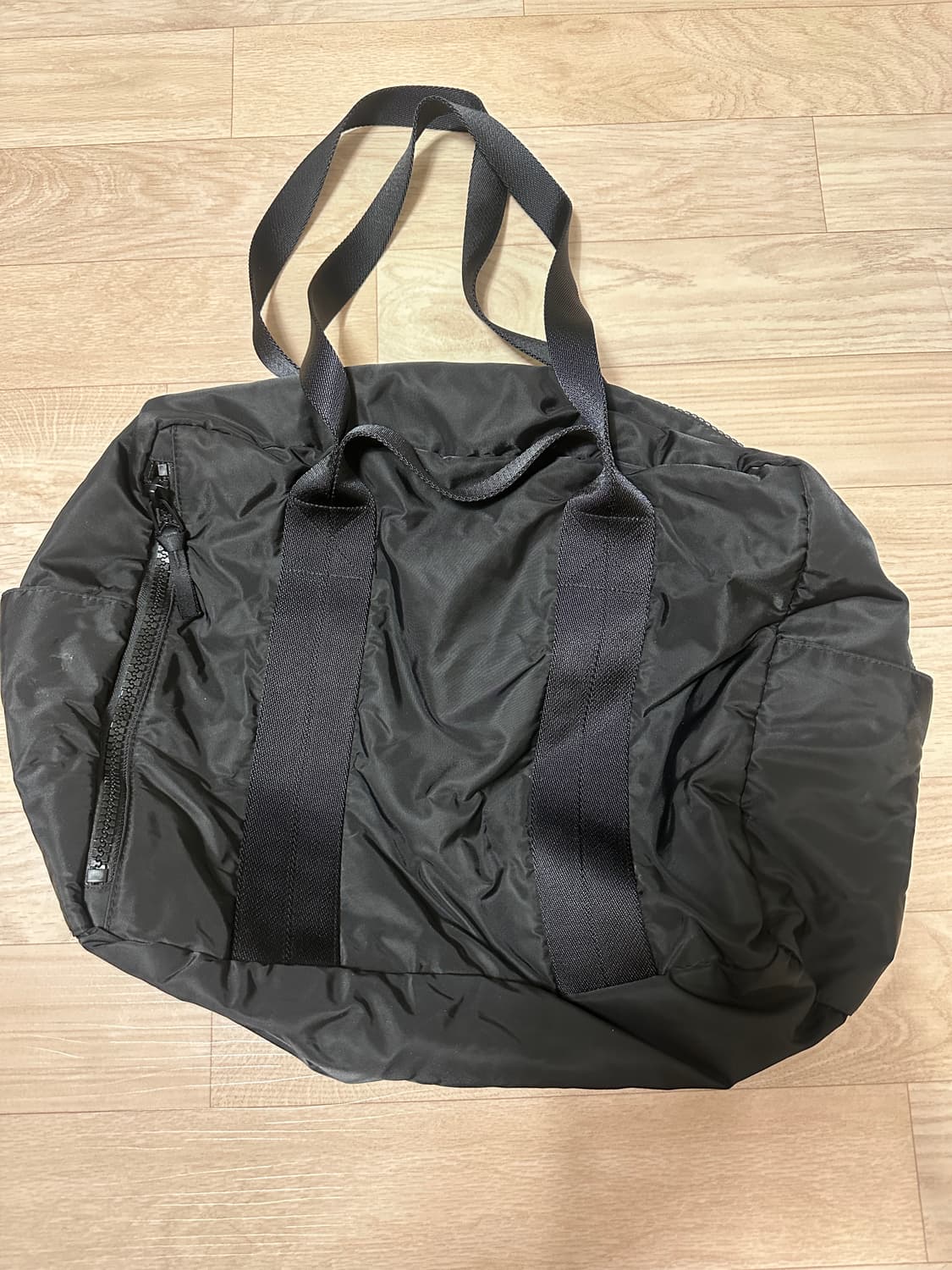 유니클로 U 스퀘어 보스턴백 블랙 상품이미지4