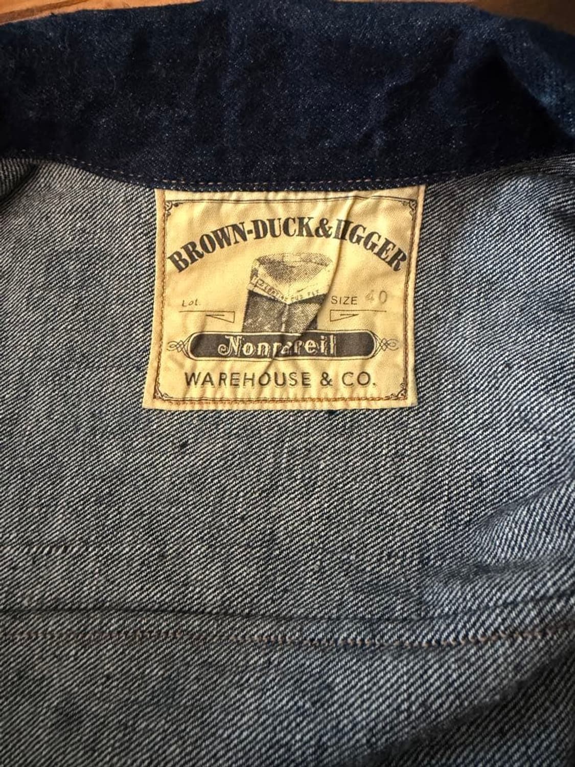 [40] 웨어하우스 덕디거 nonpareil 대전판 청자켓 데님자켓 상품이미지8