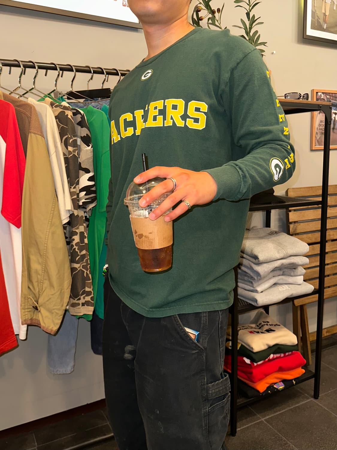00’s NFL Green Packers team wear sleeve 상품이미지1