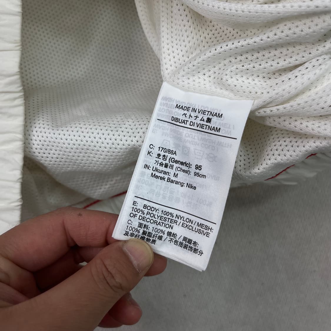 100 나이키 NSW 빅로고 스티치 나일론 아노락 자켓 상품이미지7