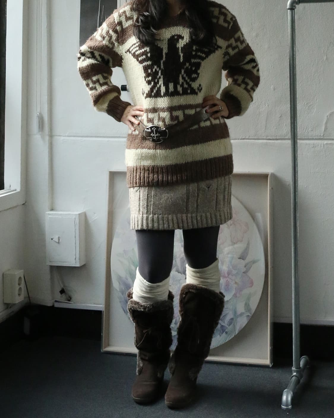 빈티지 울 코위찬 스웨터  상품이미지6